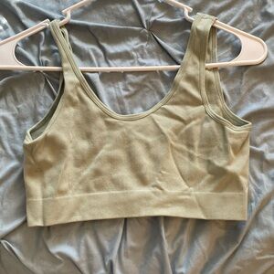 Women’s green crop top